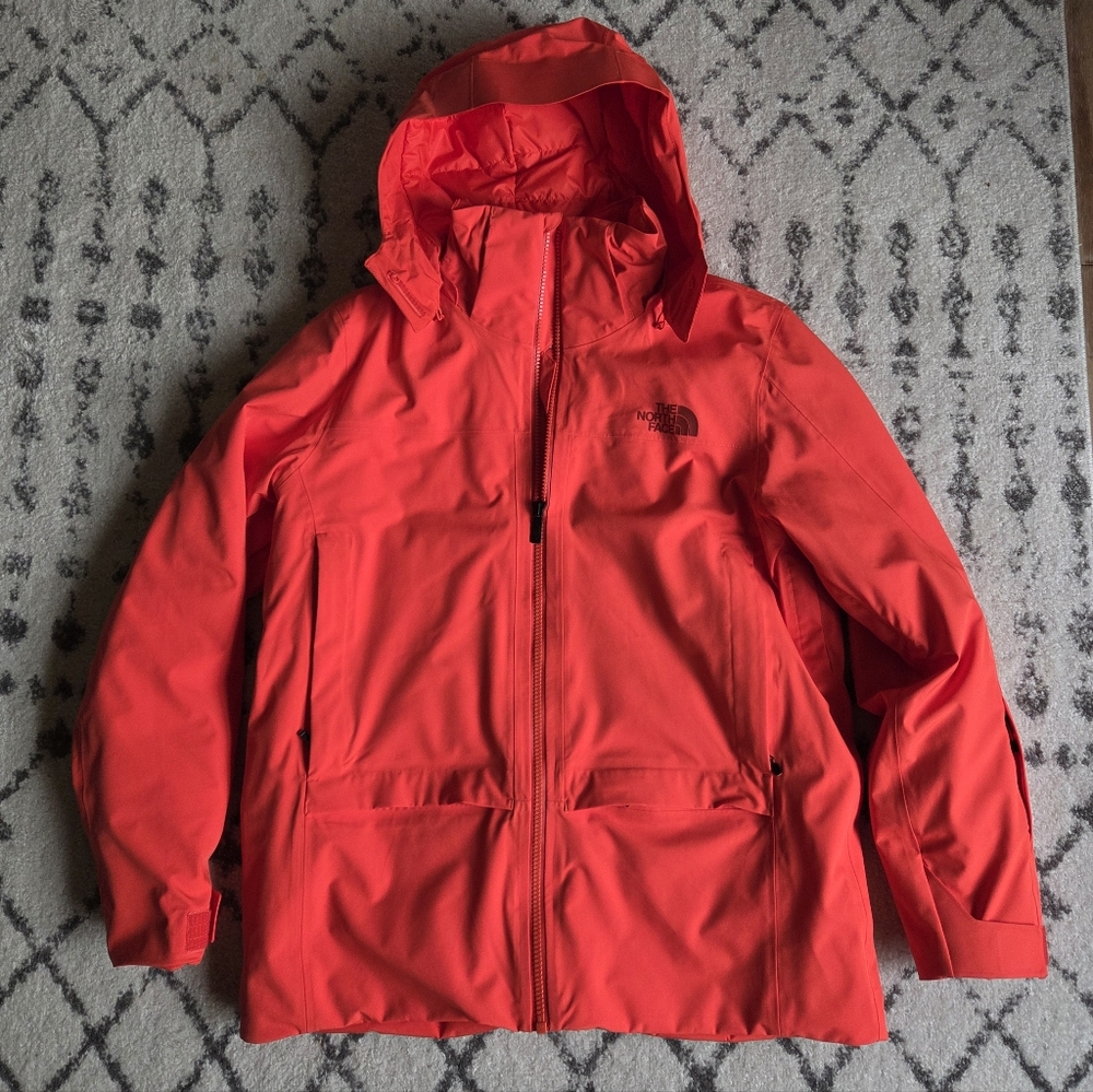 North Face DryVent Orange Ski Jacket - Size XL